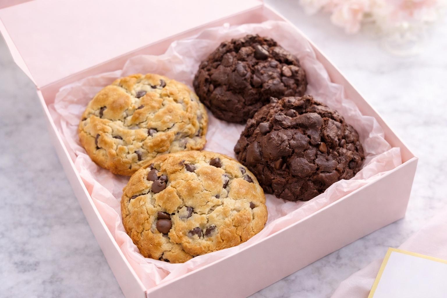Signature Cookie Box - 4 Gourmet Cookies 🍪